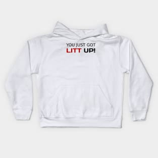 Suits You Just Got Litt Up Kids Hoodie